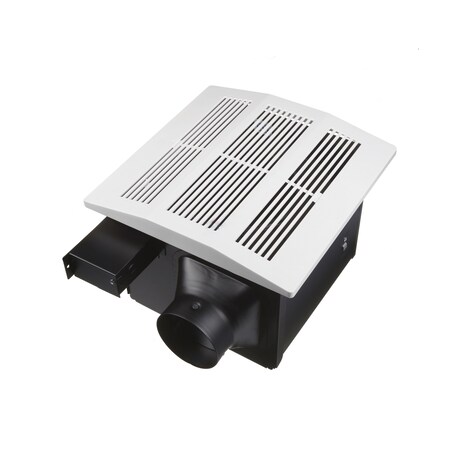 American Imaginations 10.3 in. x 10.3 in. x 7.99 in. Rectangle Bathroom Exhaust Fan in Plastic-Stainless Steel AI-37304